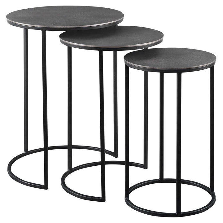 Erik Metal Nesting Tables, S/3 - AmericanHomeFurniture