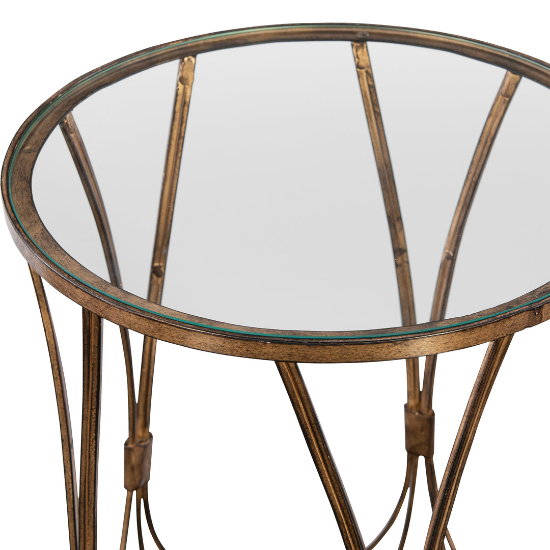 KALINDRA GOLD ACCENT TABLE - AmericanHomeFurniture