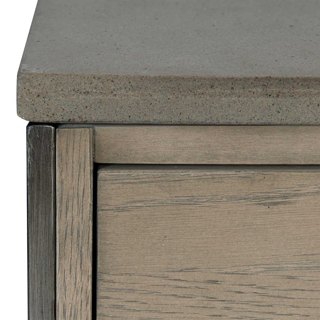 Cartwright Gray Side Table - AmericanHomeFurniture