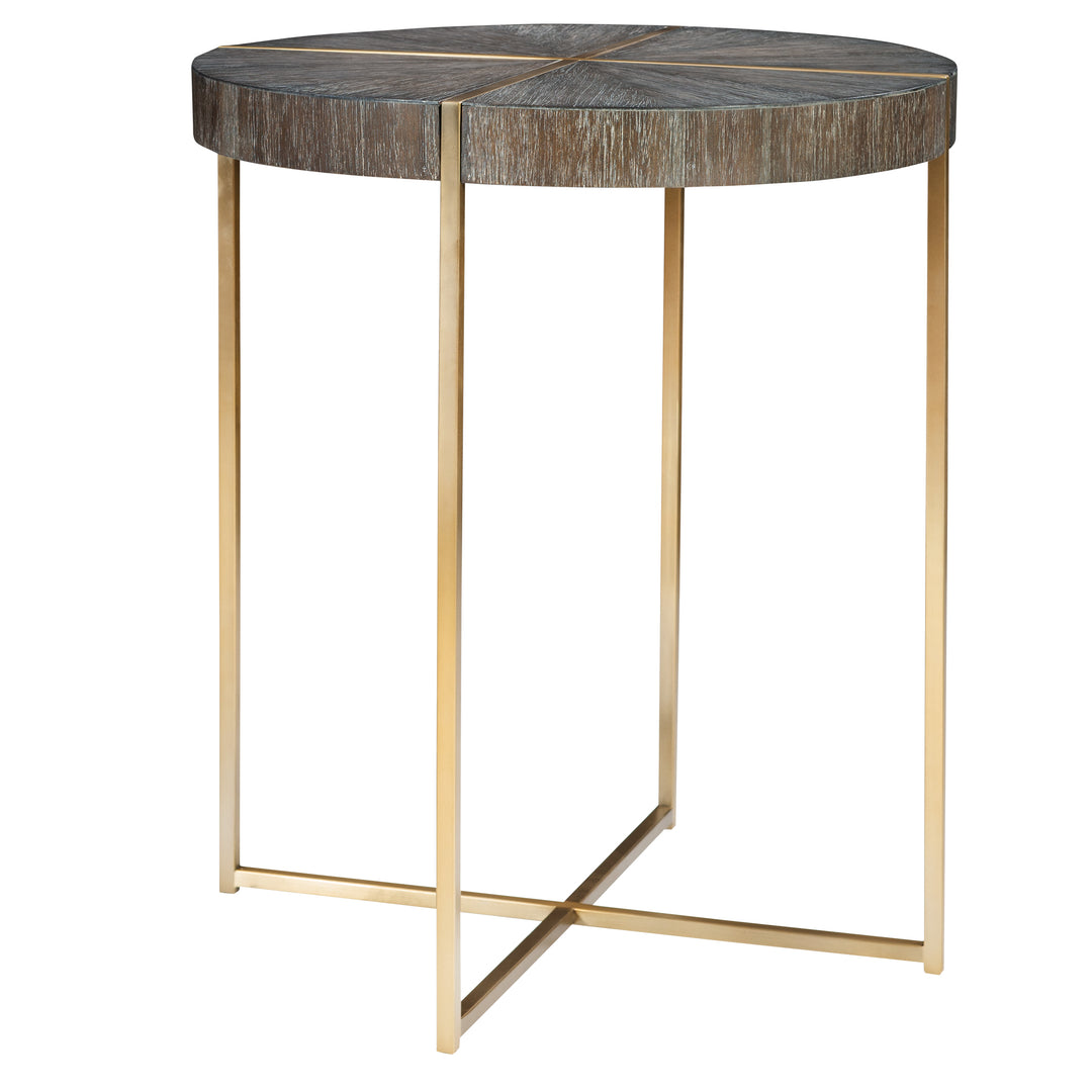 TAJA ROUND ACCENT TABLE - AmericanHomeFurniture