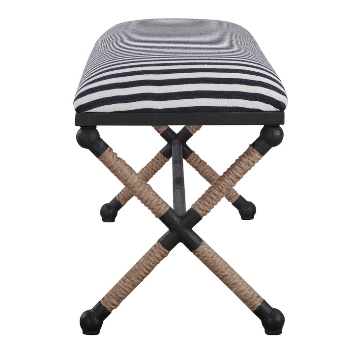 Braddock Striped Bench - AmericanHomeFurniture