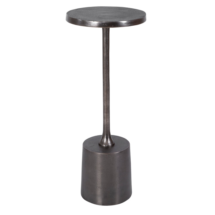 Sanaga Drink Table Nickel - AmericanHomeFurniture