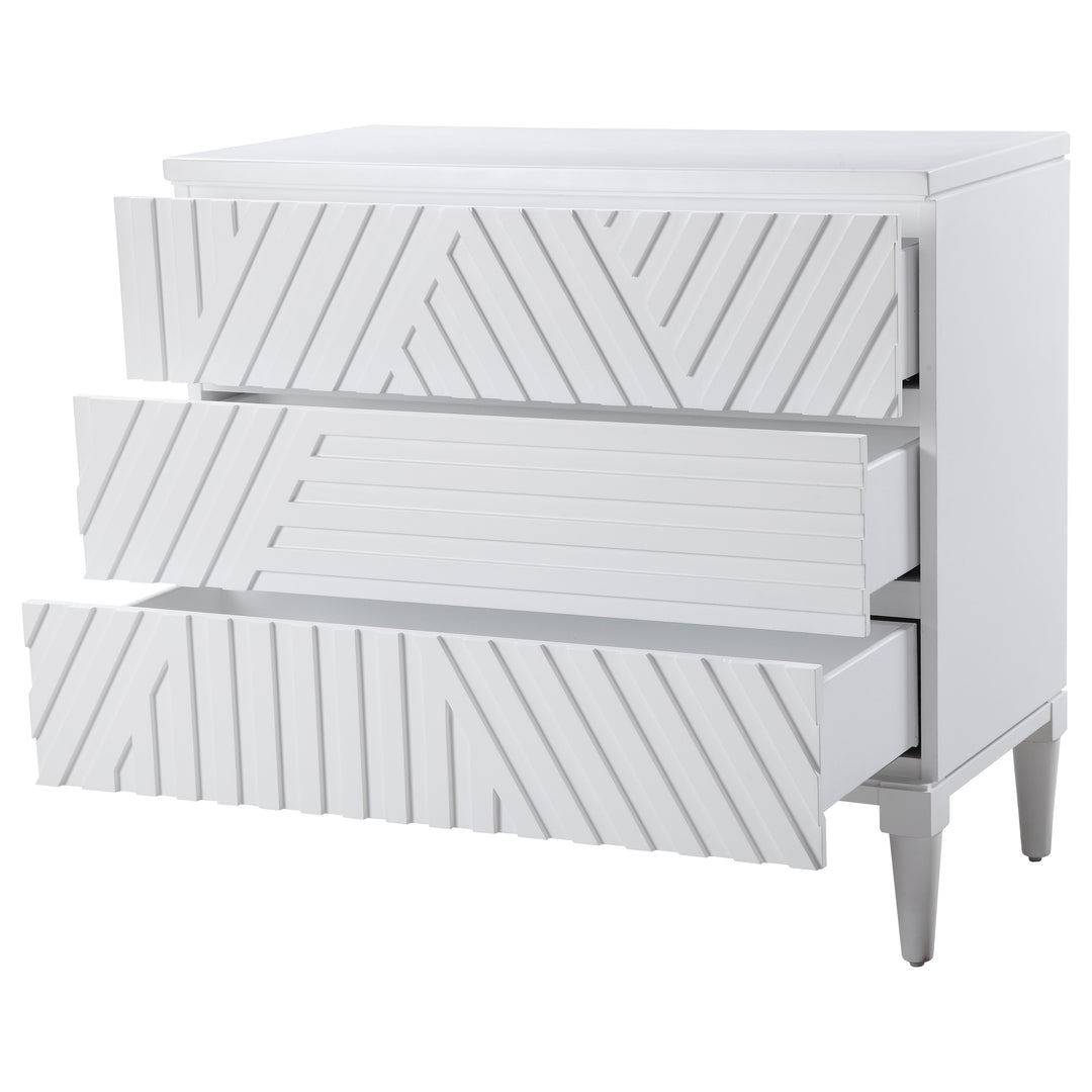 COLBY WHITE DRAWER CHEST - AmericanHomeFurniture