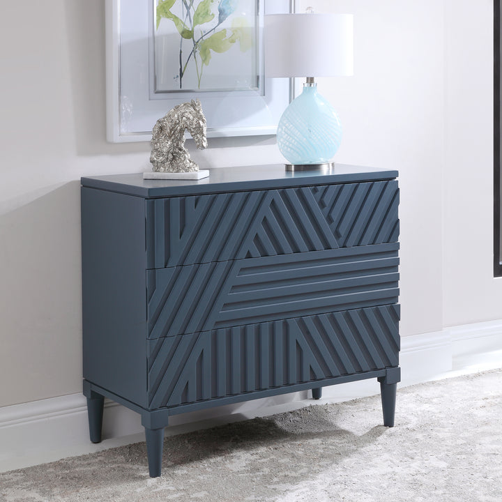 COLBY BLUE DRAWER CHEST - AmericanHomeFurniture