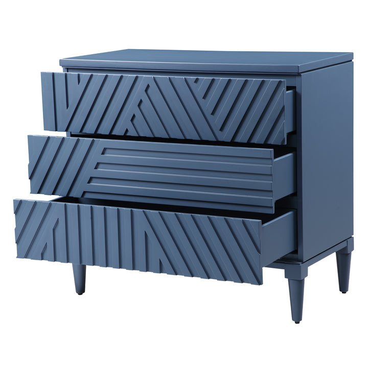 COLBY BLUE DRAWER CHEST - AmericanHomeFurniture