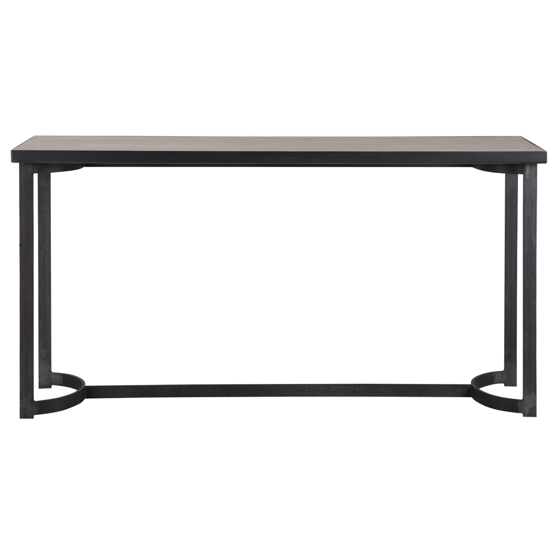 BASUTO STEEL CONSOLE TABLE - AmericanHomeFurniture