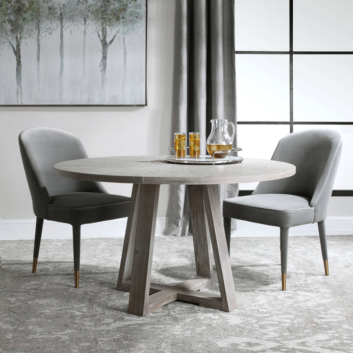 GIDRAN GRAY DINING TABLE - AmericanHomeFurniture