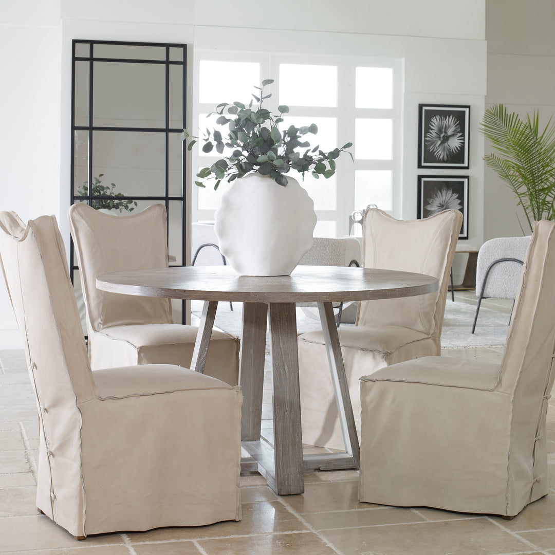 GIDRAN GRAY DINING TABLE - AmericanHomeFurniture