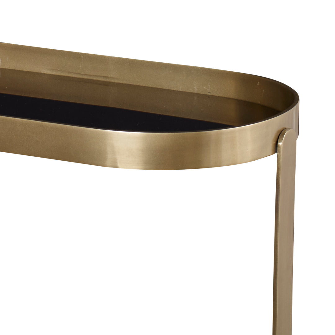 ADIA ANTIQUE GOLD ACCENT TABLE - AmericanHomeFurniture
