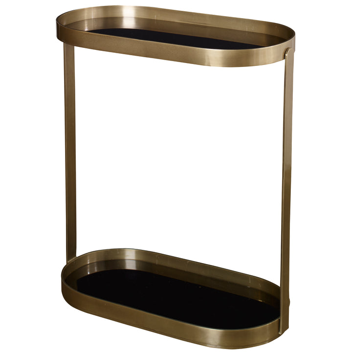 ADIA ANTIQUE GOLD ACCENT TABLE - AmericanHomeFurniture