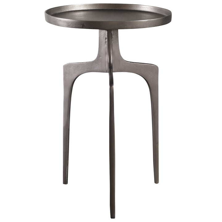 KENNA NICKEL ACCENT TABLE - AmericanHomeFurniture