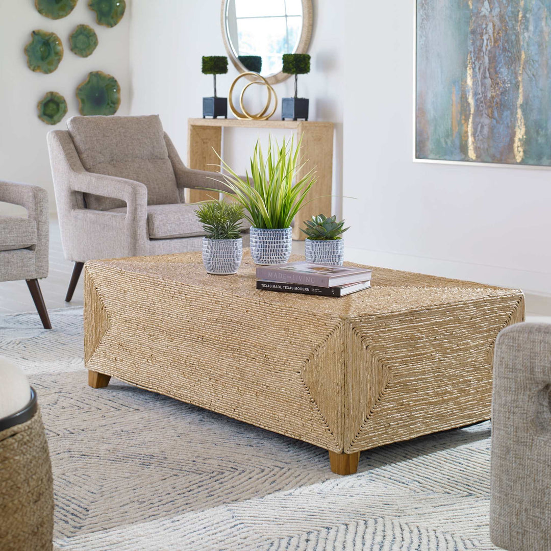 RORA WOVEN COFFEE TABLE - AmericanHomeFurniture