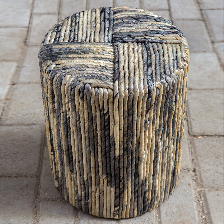 SUNDA WOVEN ACCENT STOOL - AmericanHomeFurniture