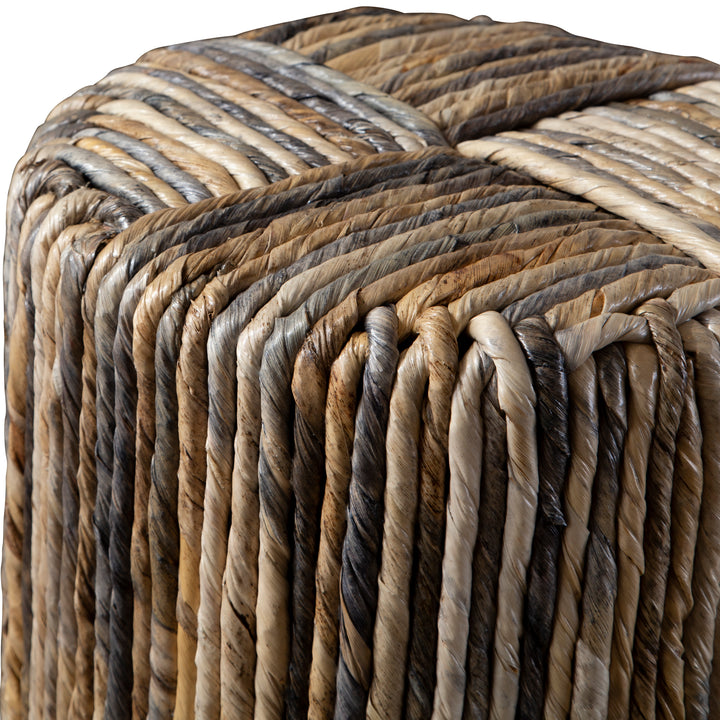 SUNDA WOVEN ACCENT STOOL - AmericanHomeFurniture