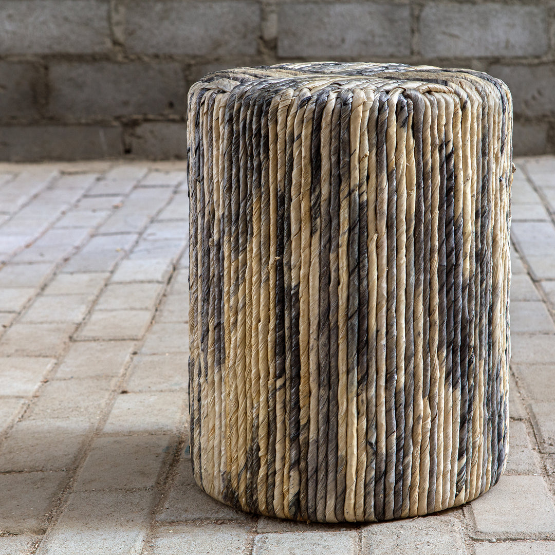 SUNDA WOVEN ACCENT STOOL - AmericanHomeFurniture