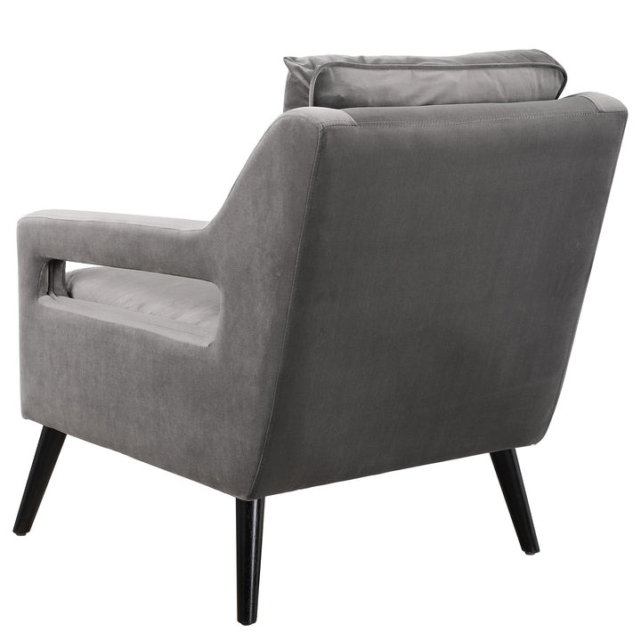 O'Brien Gray Armchair - AmericanHomeFurniture