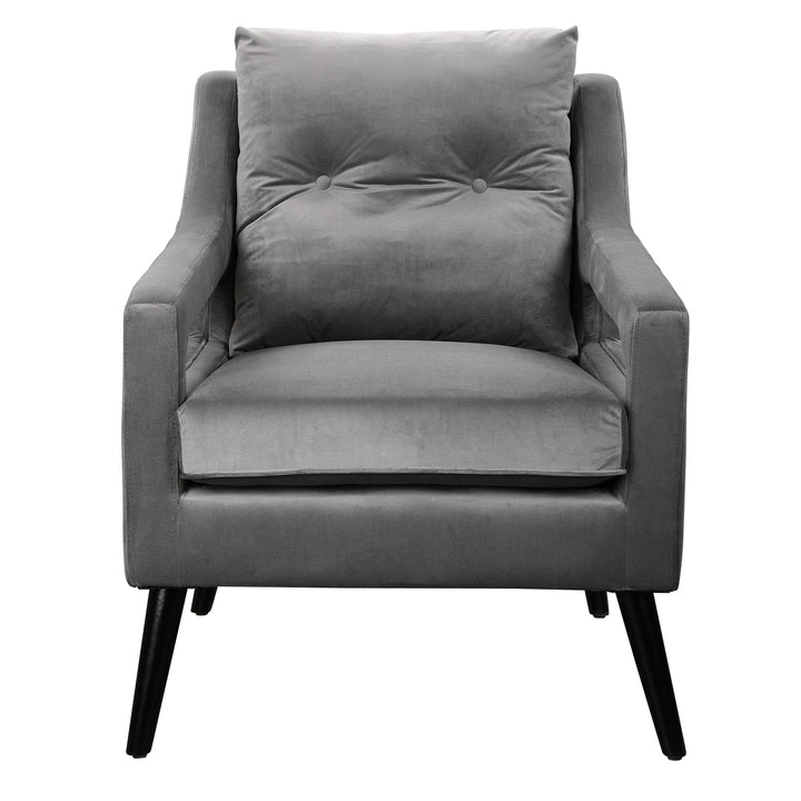 O'Brien Gray Armchair - AmericanHomeFurniture