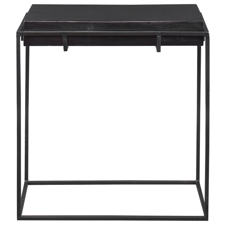 Telone Modern Black Side Table - AmericanHomeFurniture