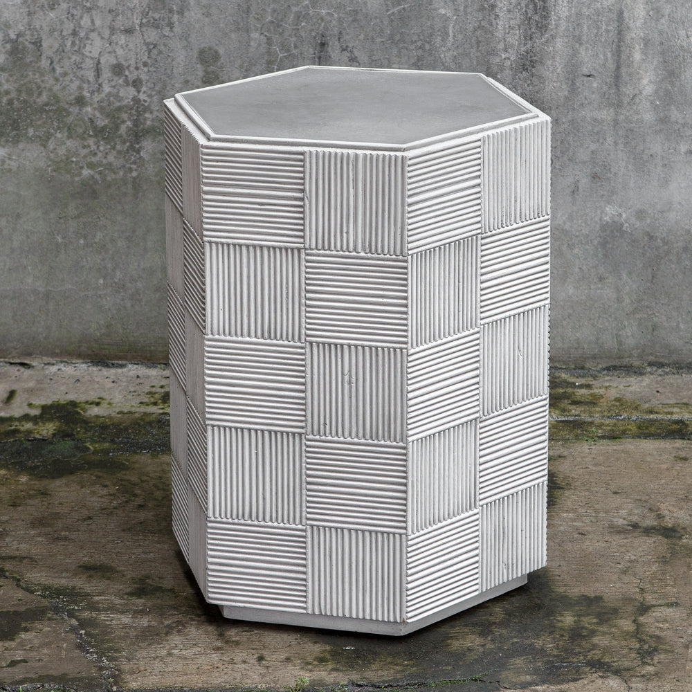 SILO HEXAGONAL ACCENT TABLE - AmericanHomeFurniture