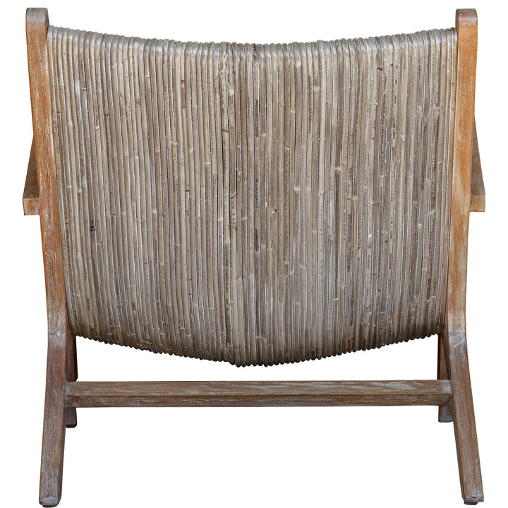 Aegea Rattan Accent Chair - AmericanHomeFurniture