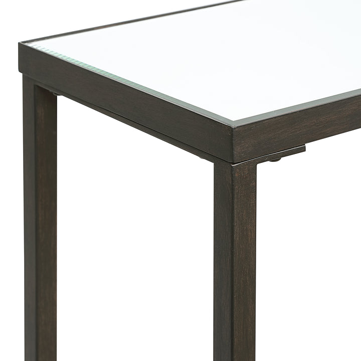 HAYLEY BLACK CONSOLE TABLE - AmericanHomeFurniture