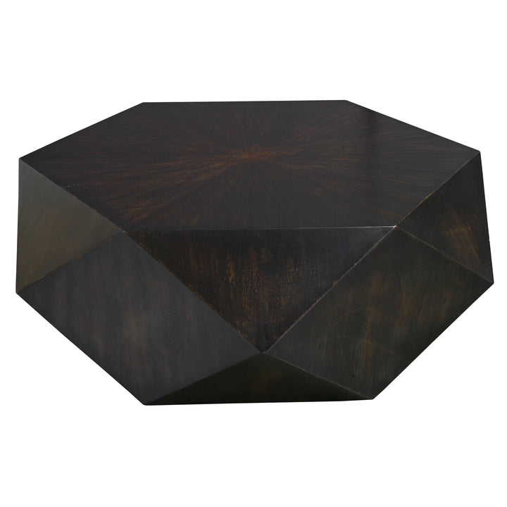 VOLKER SMALL BLACK COFFEE TABLE - AmericanHomeFurniture