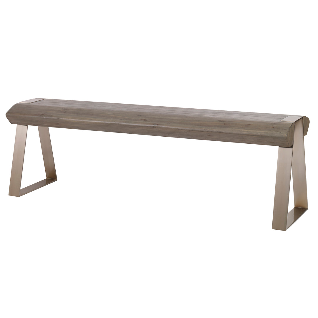 Acai Light Gray Bench - AmericanHomeFurniture