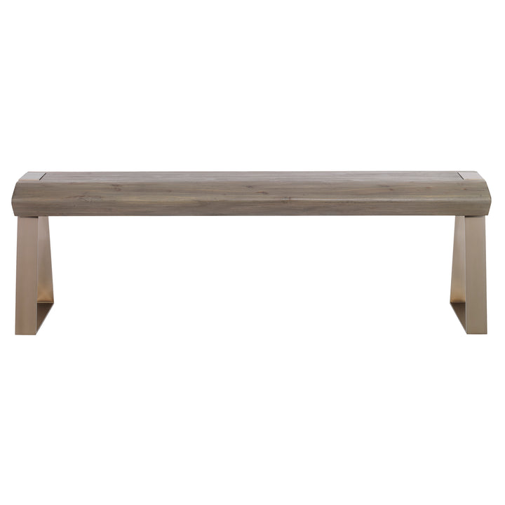 Acai Light Gray Bench - AmericanHomeFurniture