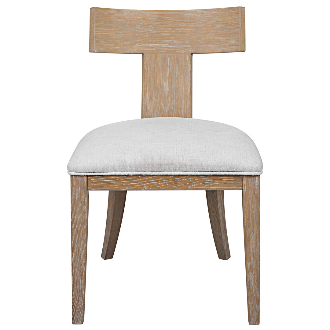 Idris Armless Chair Natural - AmericanHomeFurniture