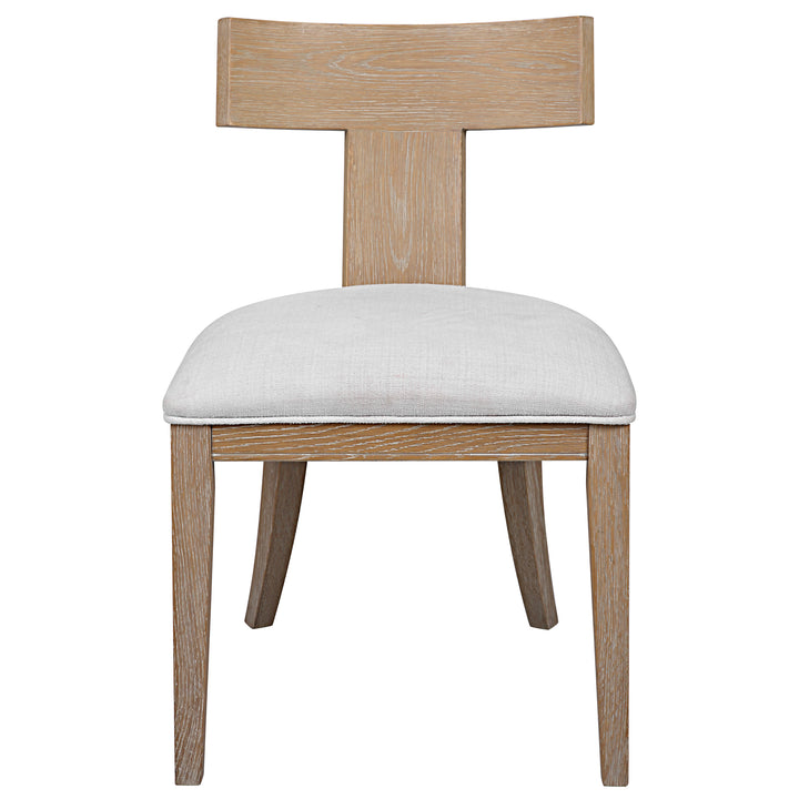 Idris Armless Chair Natural - AmericanHomeFurniture