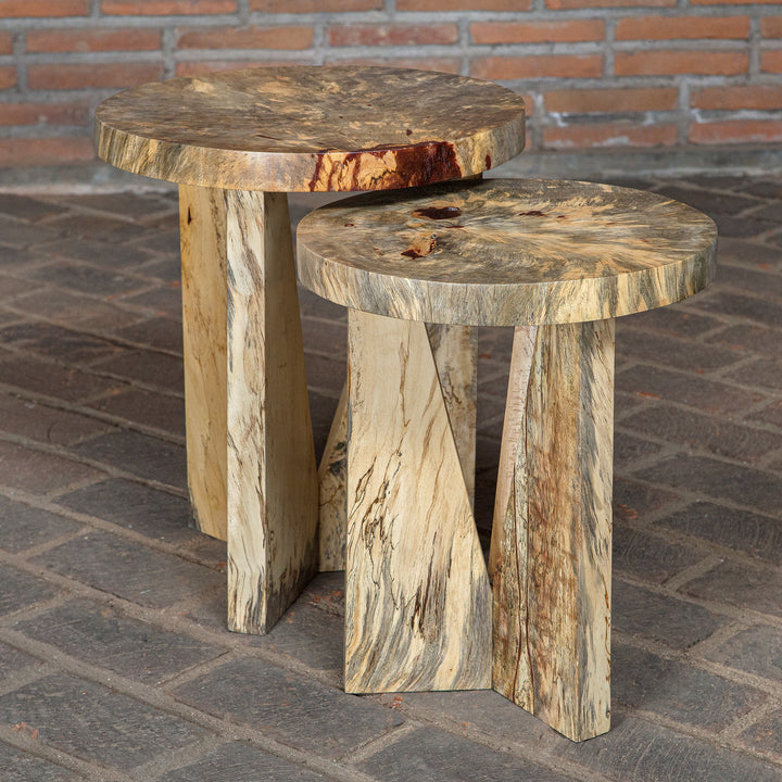 Nadette Natural Nesting Tables, S/2 - AmericanHomeFurniture