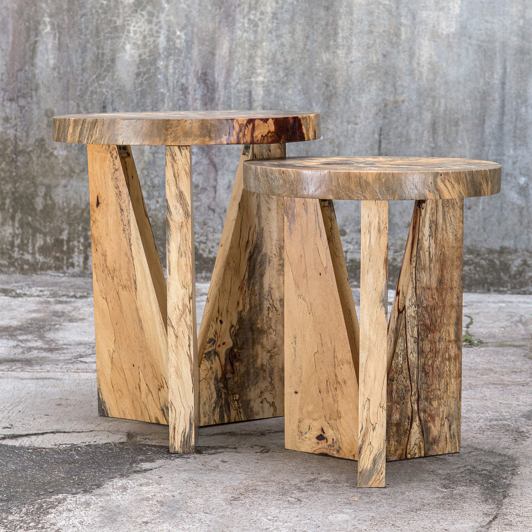 Nadette Natural Nesting Tables, S/2 - AmericanHomeFurniture