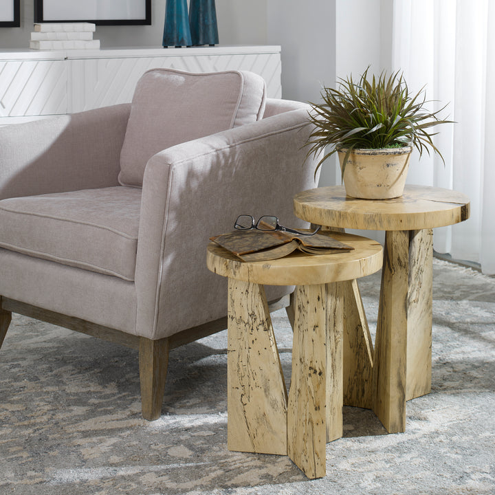 Nadette Natural Nesting Tables, S/2 - AmericanHomeFurniture