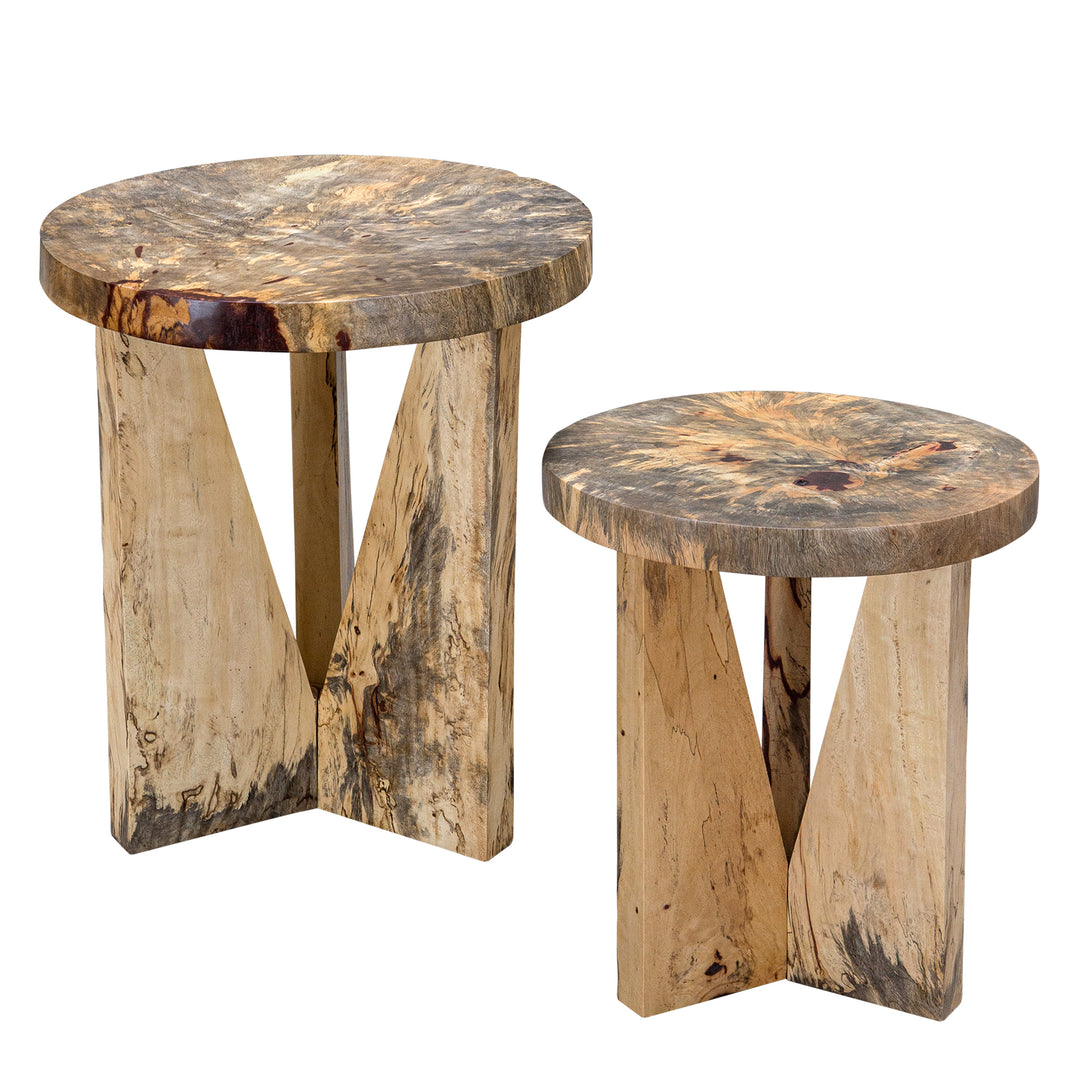 Nadette Natural Nesting Tables, S/2 - AmericanHomeFurniture