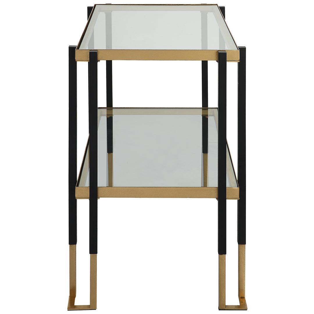 Kentmore Glass Side Table - AmericanHomeFurniture