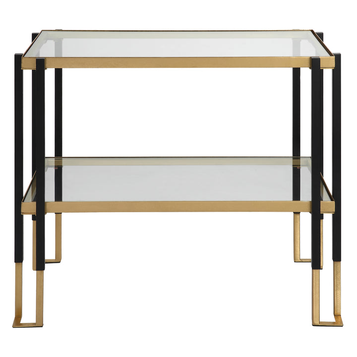 Kentmore Glass Side Table - AmericanHomeFurniture