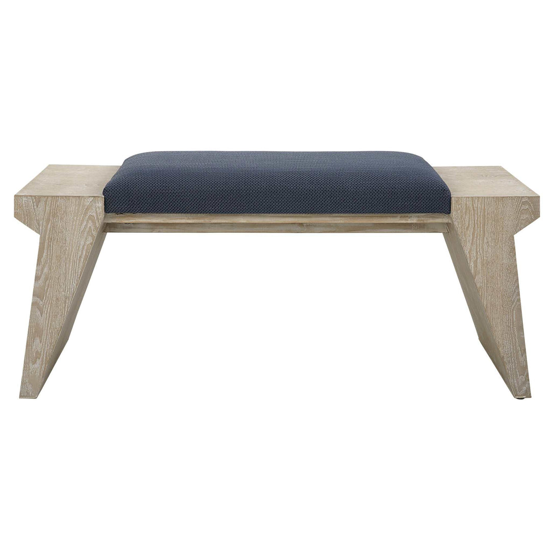 Davenport Modern Coastal Bench - AmericanHomeFurniture