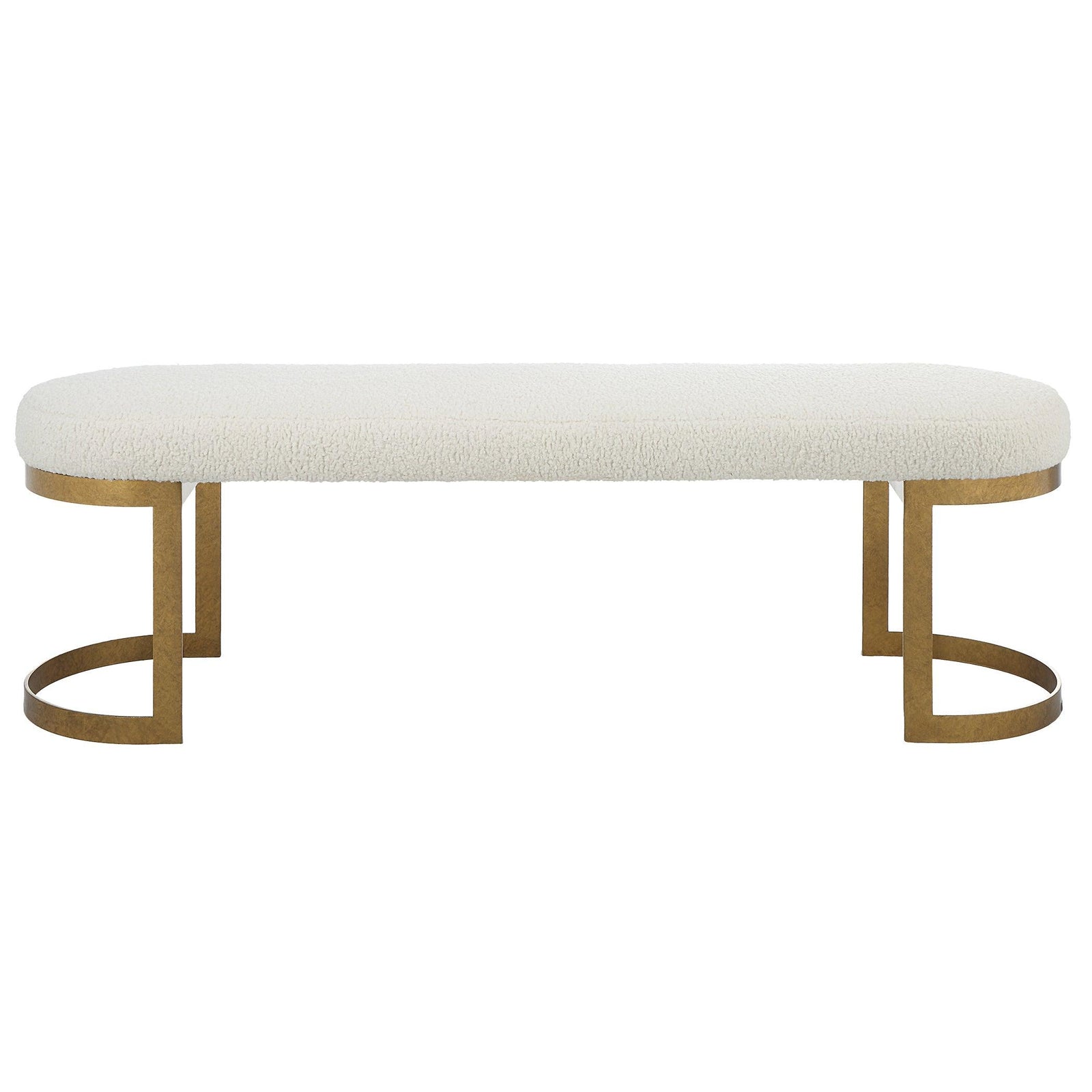 Uttermost Infinity Gold Bench BENCHES