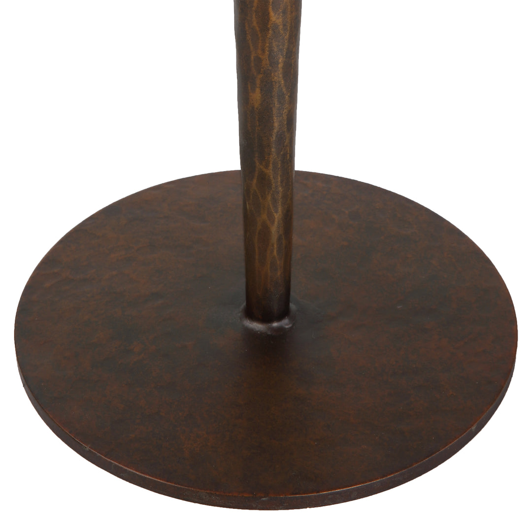 Industria Copper Bronze Accent Table