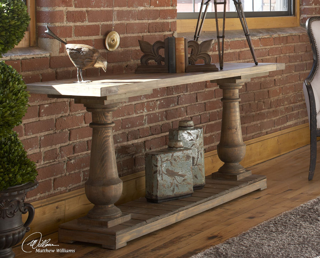 Stratford Rustic Console - AmericanHomeFurniture