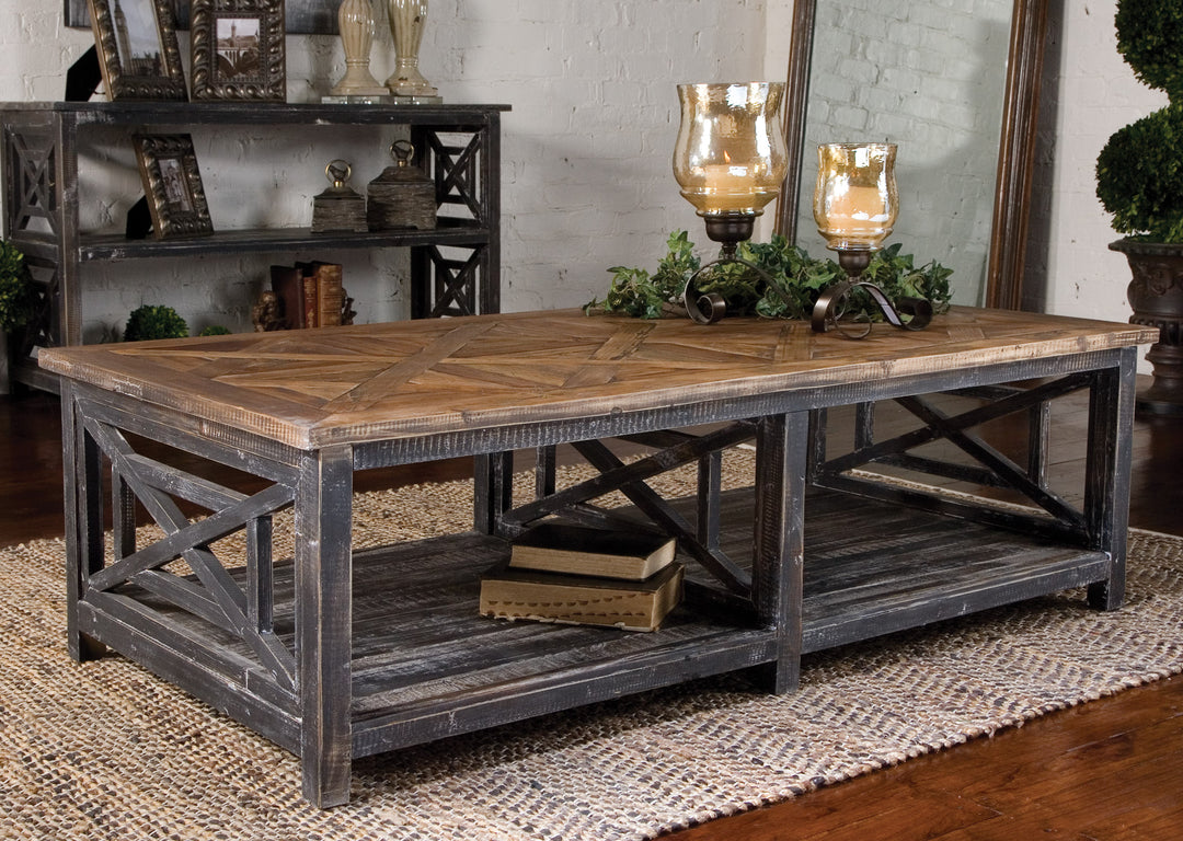 SPIRO RECLAIMED WOOD COCKTAIL TABLE - AmericanHomeFurniture