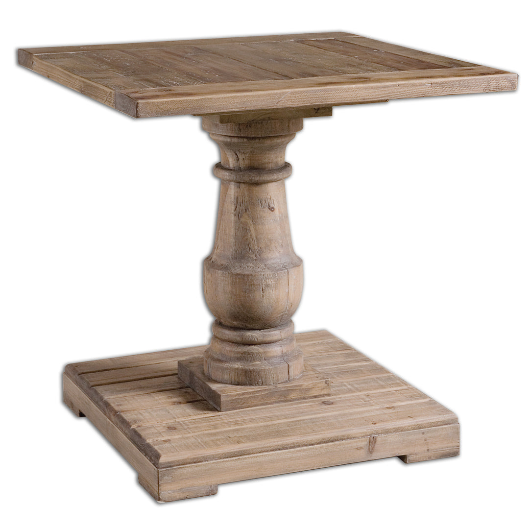 Stratford Pedestal End Table - AmericanHomeFurniture