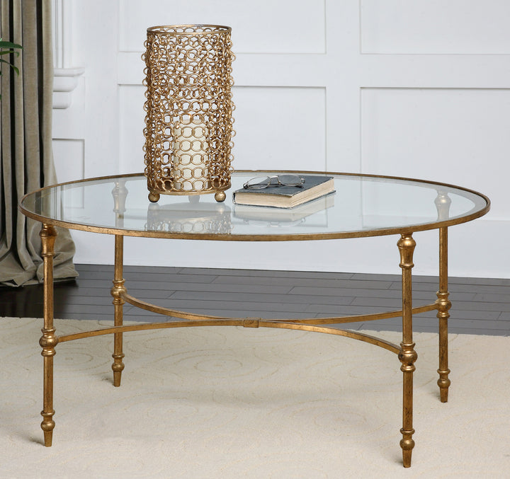 VITYA GLASS COFFEE TABLE - AmericanHomeFurniture