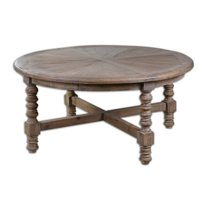 SAMUELLE WOODEN COFFEE TABLE - AmericanHomeFurniture