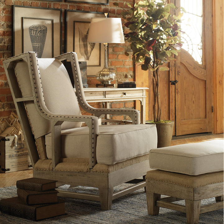 Schafer Linen Armchair - AmericanHomeFurniture