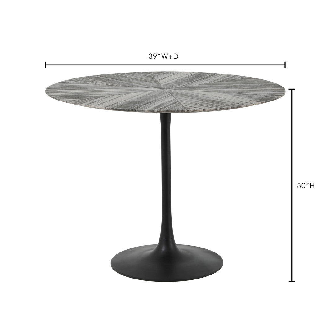 American Home Furniture | Moe's Home Collection - Nyles Marble Dining Table