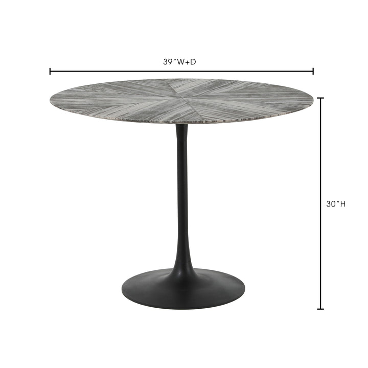 American Home Furniture | Moe's Home Collection - Nyles Marble Dining Table