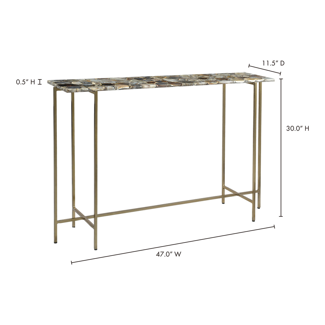 American Home Furniture | Moe's Home Collection - Agate Console Table