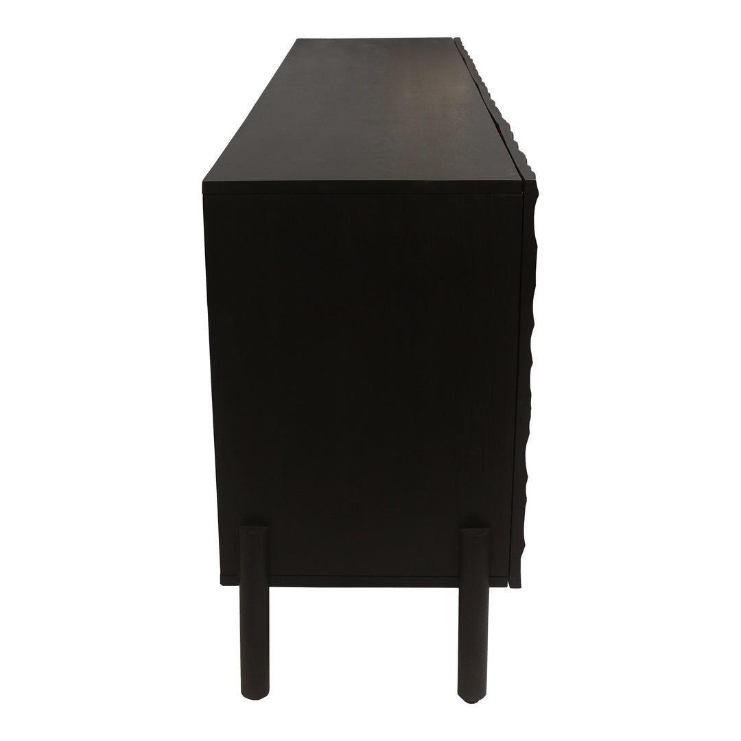 American Home Furniture | Moe's Home Collection - Misaki Oak Sideboard Black