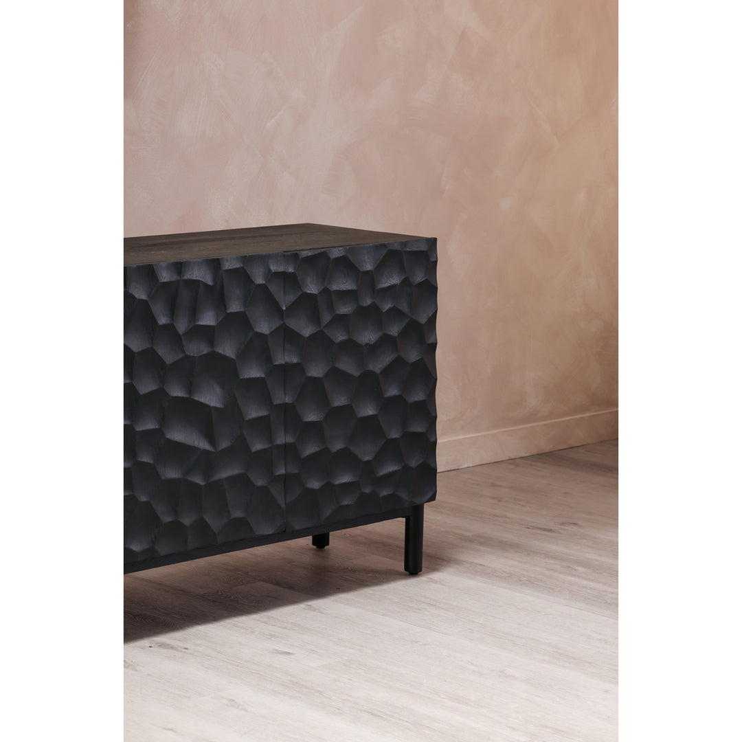 American Home Furniture | Moe's Home Collection - Misaki Oak Sideboard Black